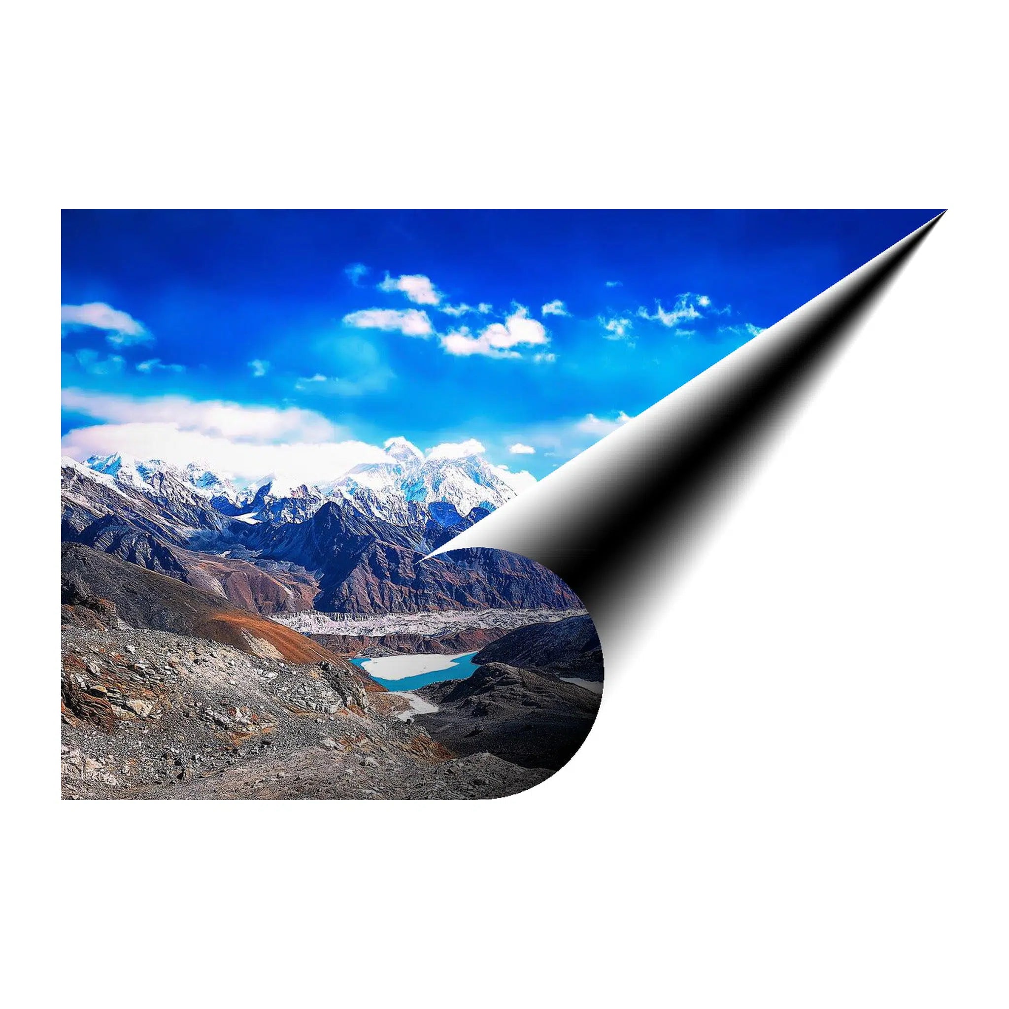 Himalayan Mountain Landscape Giclée Print 32641 Giclée Fine Art Matte Paper Print Visual Wall Art