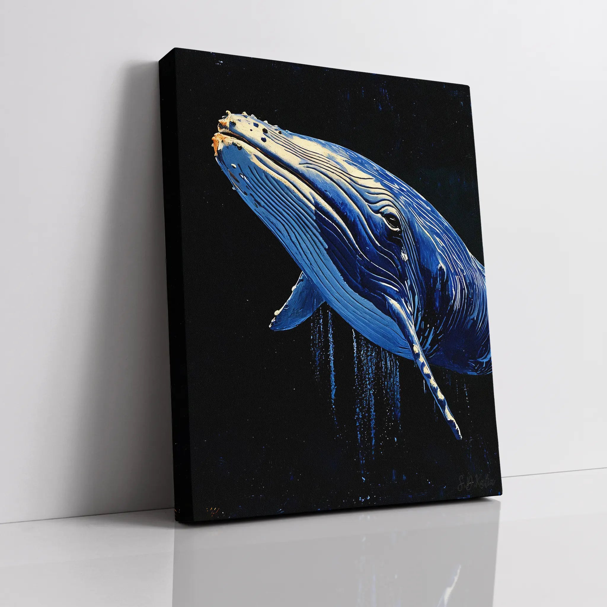 Humpback Whale Giclée Print 451015 Visual Wall Art AR3:4V-AR4:5V Giclée Print