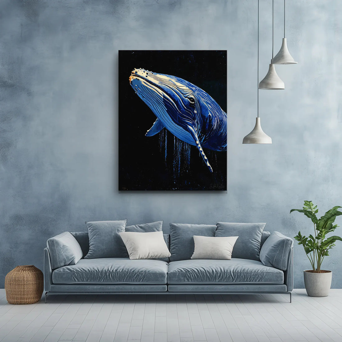 Humpback Whale Giclée Print 451015 Visual Wall Art AR3:4V-AR4:5V Giclée Print