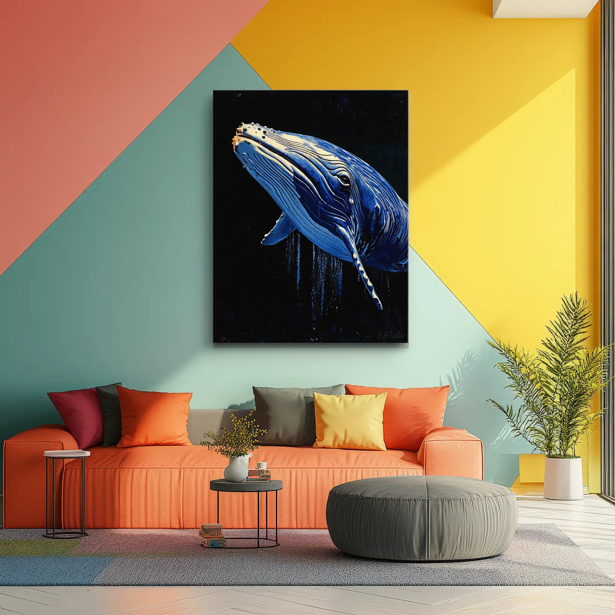 Humpback Whale Giclée Print 451015 Visual Wall Art AR3:4V-AR4:5V Giclée Print