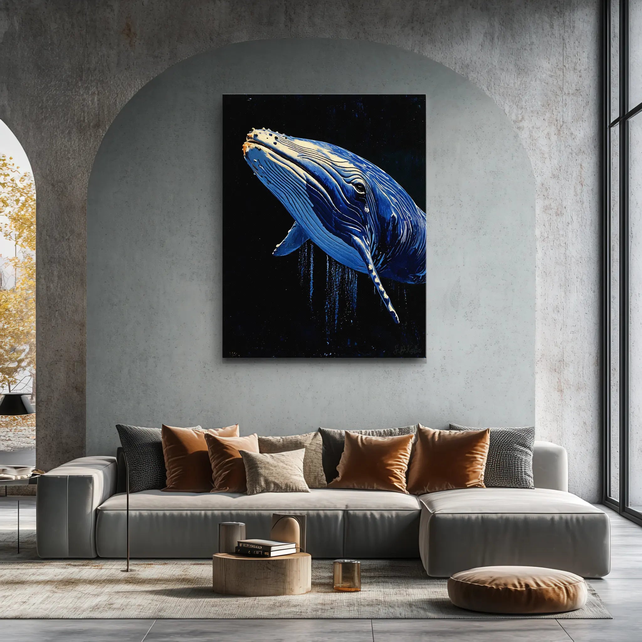 Humpback Whale Giclée Print 451015 Visual Wall Art AR3:4V-AR4:5V Giclée Print