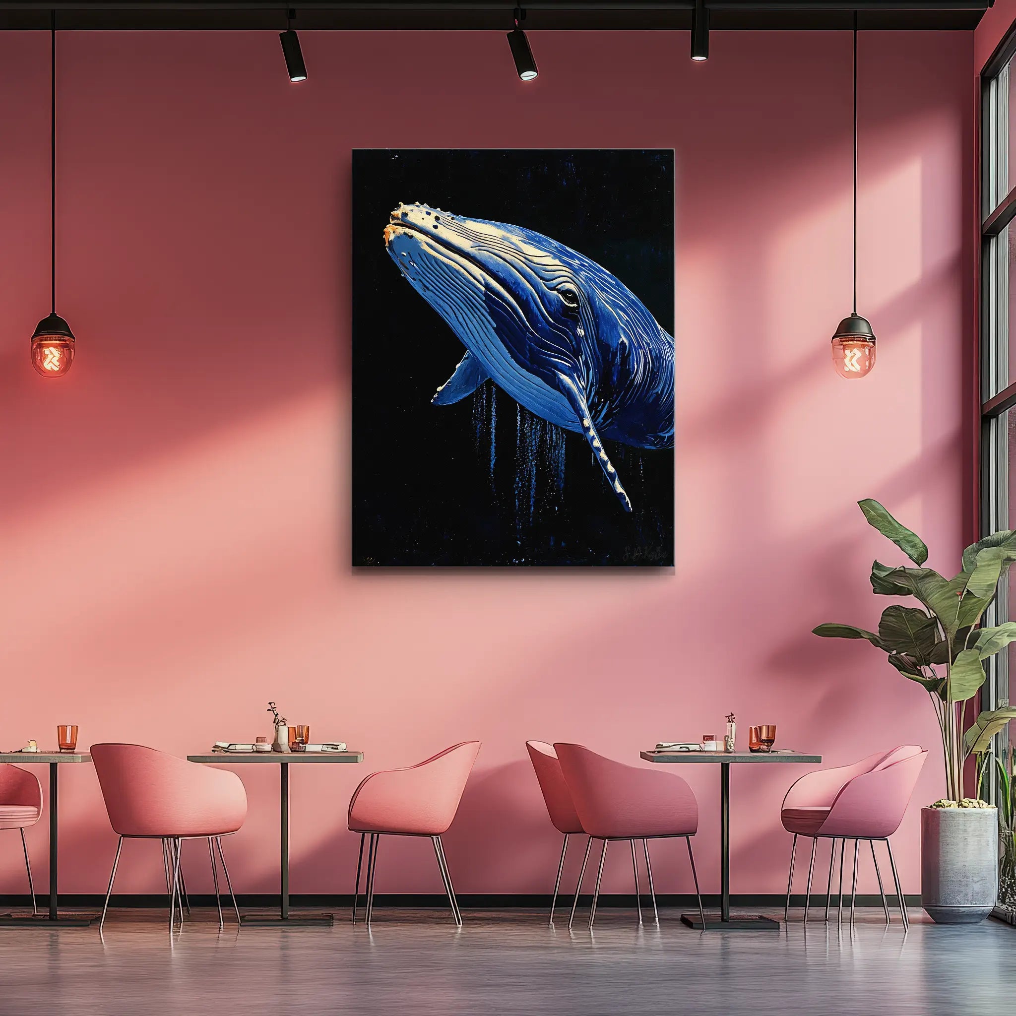 Humpback Whale Giclée Print 451015 Visual Wall Art AR3:4V-AR4:5V Giclée Print