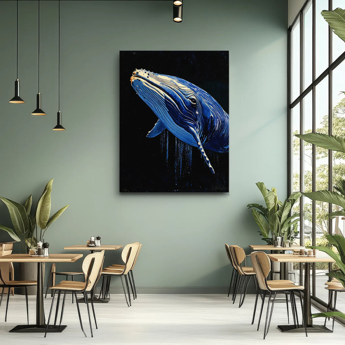 Humpback Whale Giclée Print 451015 Visual Wall Art AR3:4V-AR4:5V Giclée Print