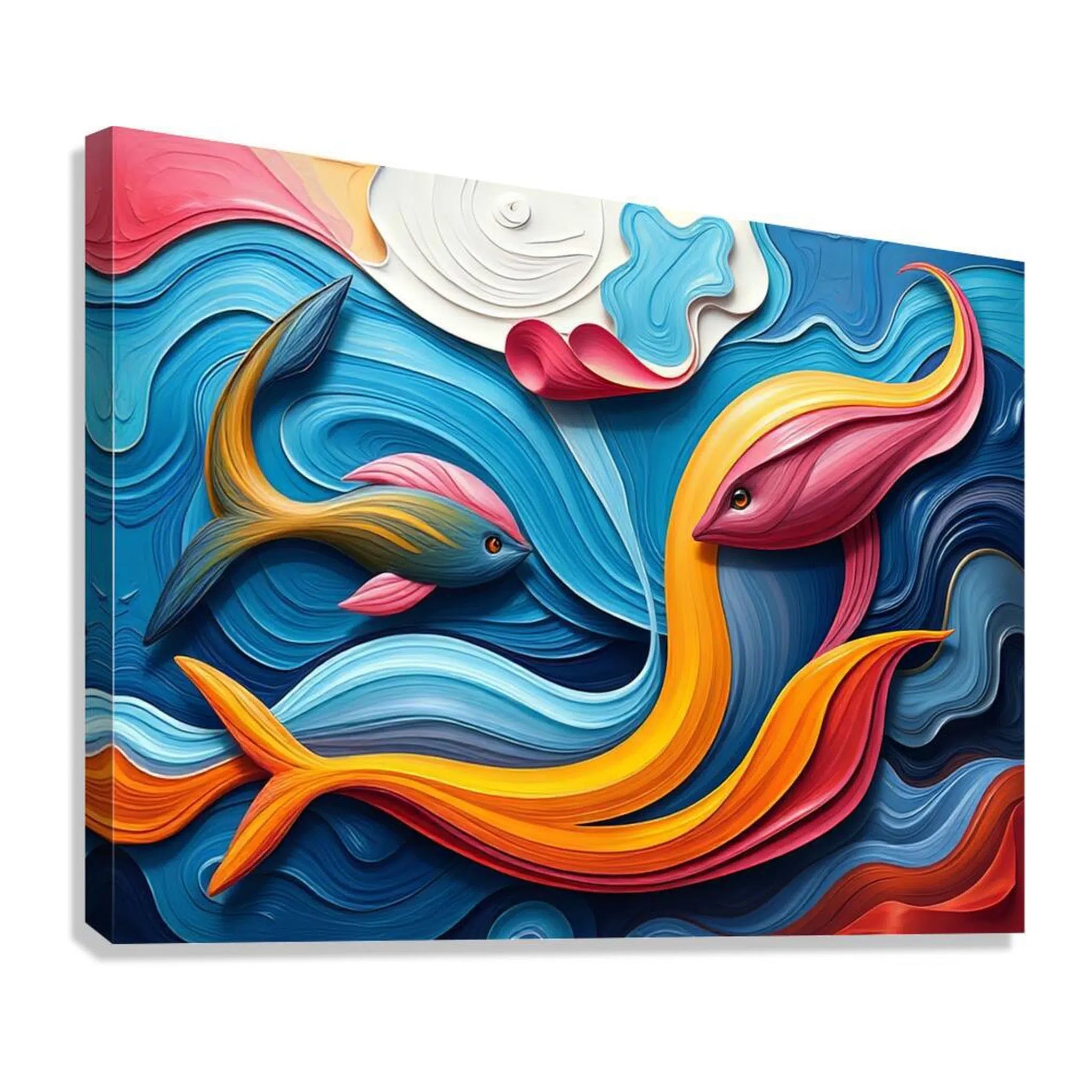 In Deep Sea Fish Giclée Print 43406 Giclée Stretched Canvas Print Visual Wall Art