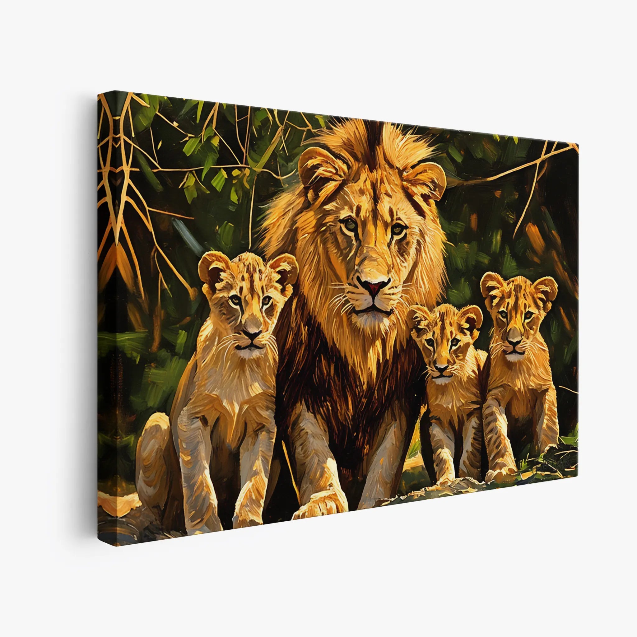 Into the Green Lions Pride Advances Giclée Print 321019 Visual Wall Art AR3:2H Giclée Print