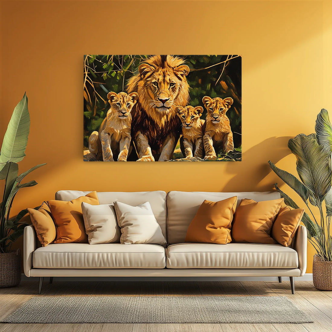 Into the Green Lions Pride Advances Giclée Print 321019 Visual Wall Art AR3:2H Giclée Print