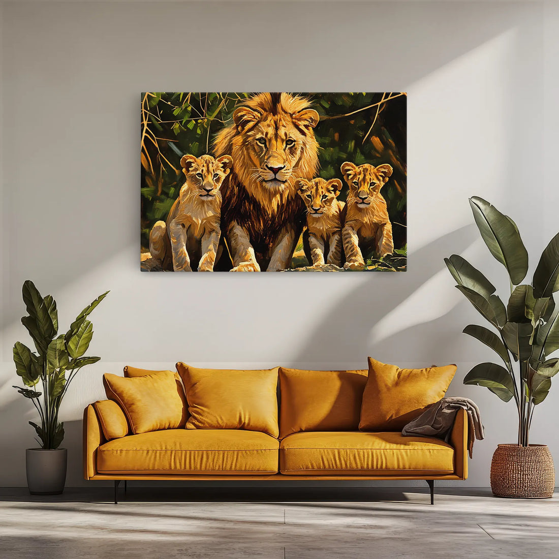 Into the Green Lions Pride Advances Giclée Print 321019 Visual Wall Art AR3:2H Giclée Print