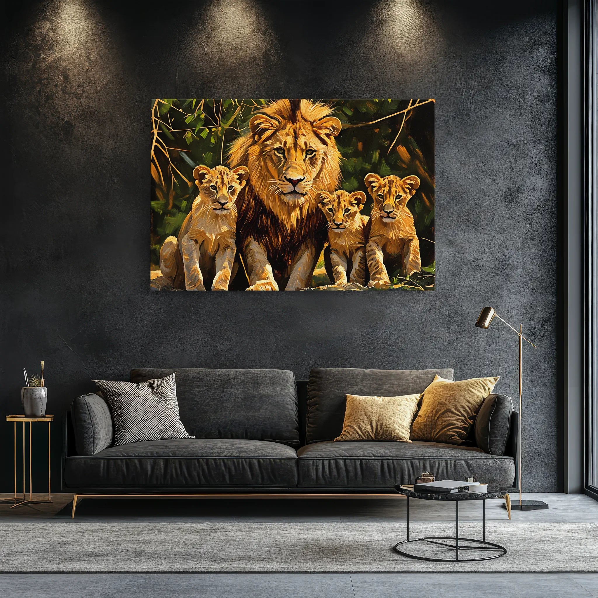 Into the Green Lions Pride Advances Giclée Print 321019 Visual Wall Art AR3:2H Giclée Print