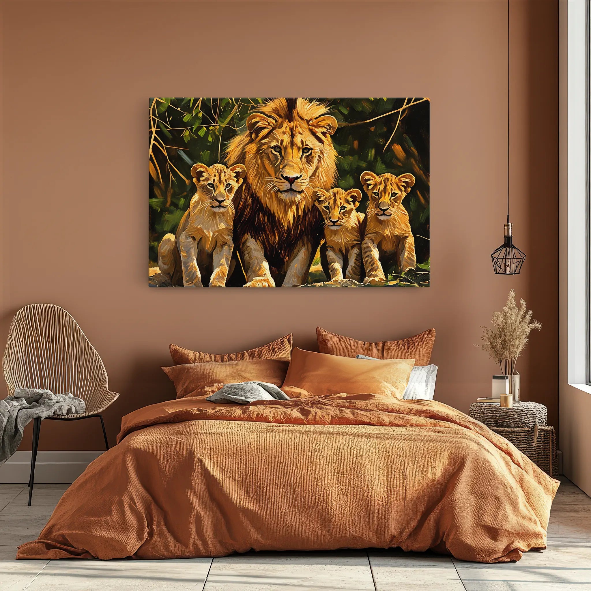 Into the Green Lions Pride Advances Giclée Print 321019 Visual Wall Art AR3:2H Giclée Print