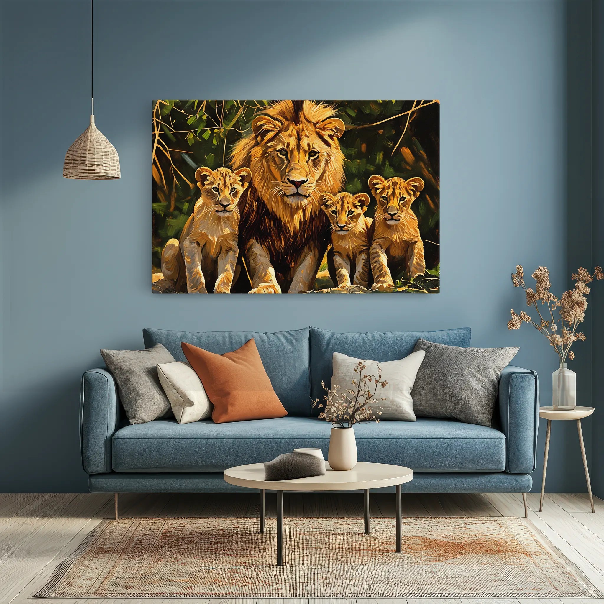 Into the Green Lions Pride Advances Giclée Print 321019 Visual Wall Art AR3:2H Giclée Print
