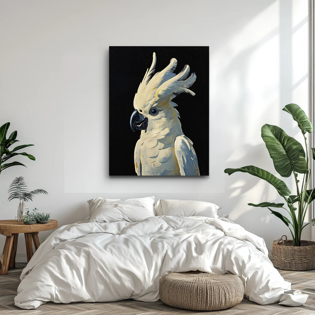 Ivory Echo Cockatoo Giclée Print 454623 Visual Wall Art AR3:4V-AR4:5V Giclée Print