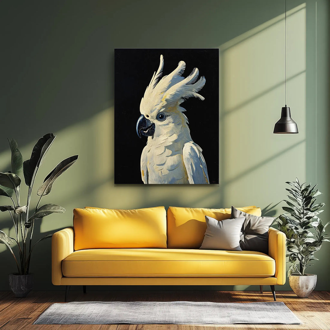 Ivory Echo Cockatoo Giclée Print 454623 Visual Wall Art AR3:4V-AR4:5V Giclée Print