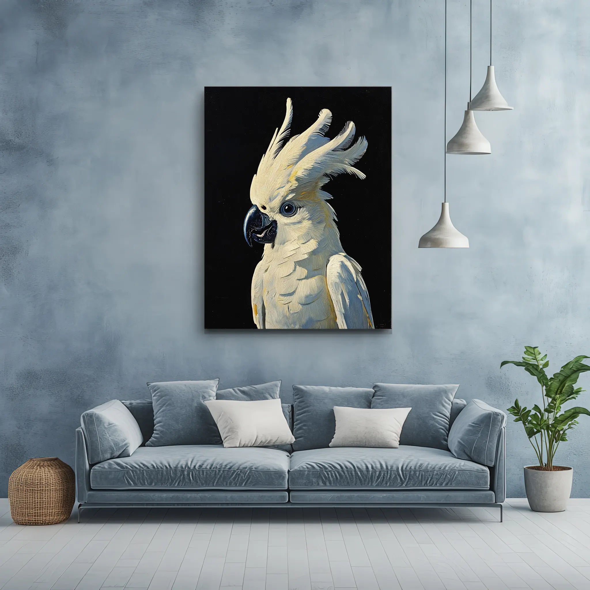 Ivory Echo Cockatoo Giclée Print 454623 Visual Wall Art AR3:4V-AR4:5V Giclée Print