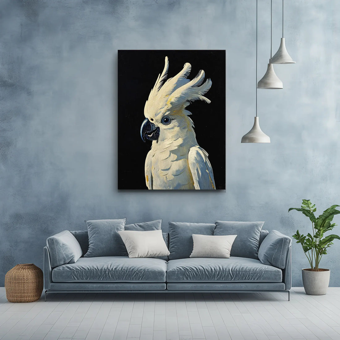 Ivory Echo Cockatoo Giclée Print 454623 Visual Wall Art AR3:4V-AR4:5V Giclée Print