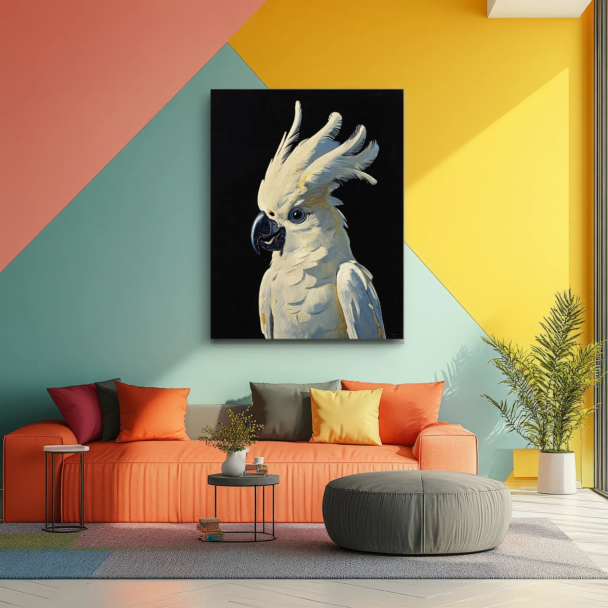 Ivory Echo Cockatoo Giclée Print 454623 Visual Wall Art AR3:4V-AR4:5V Giclée Print