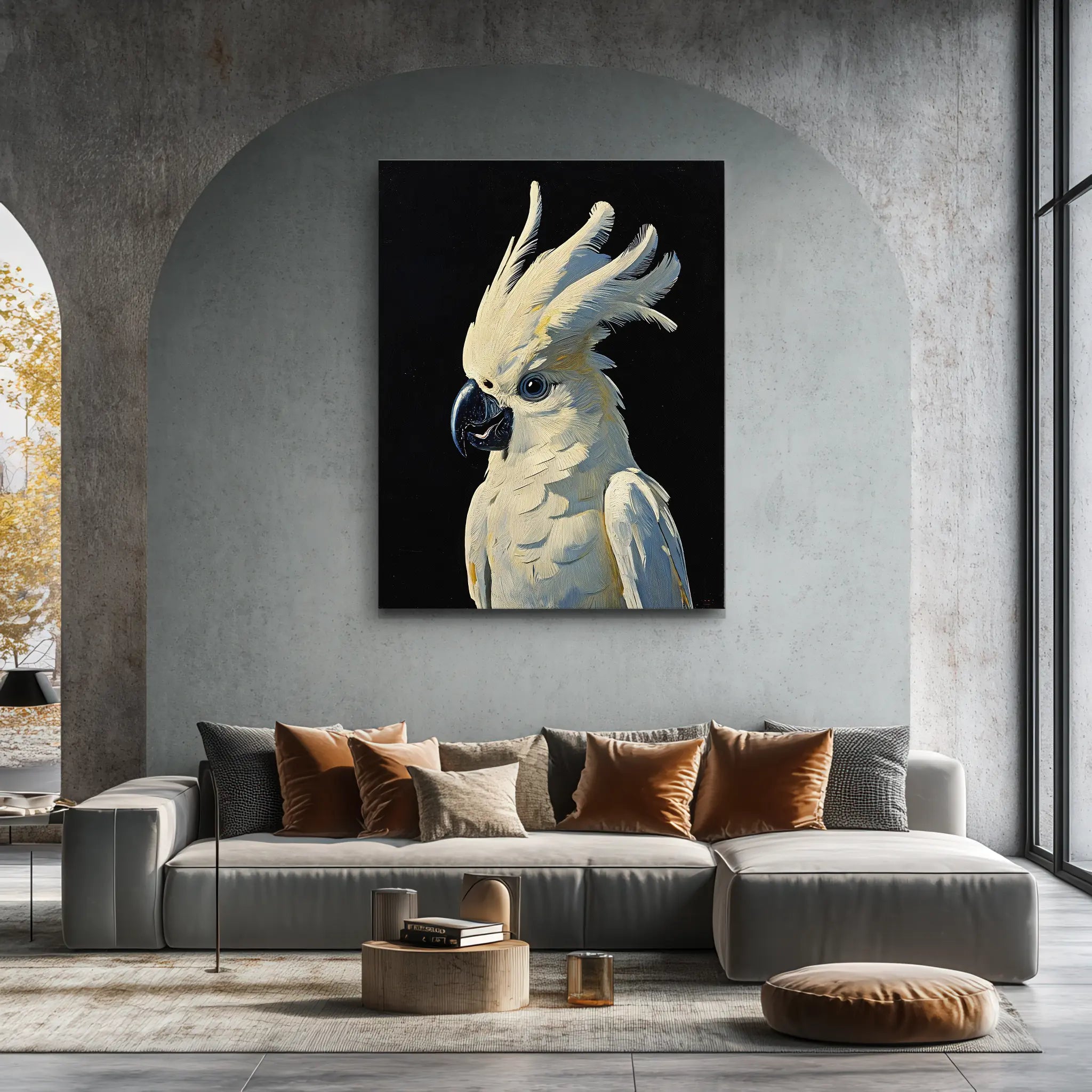 Ivory Echo Cockatoo Giclée Print 454623 Visual Wall Art AR3:4V-AR4:5V Giclée Print