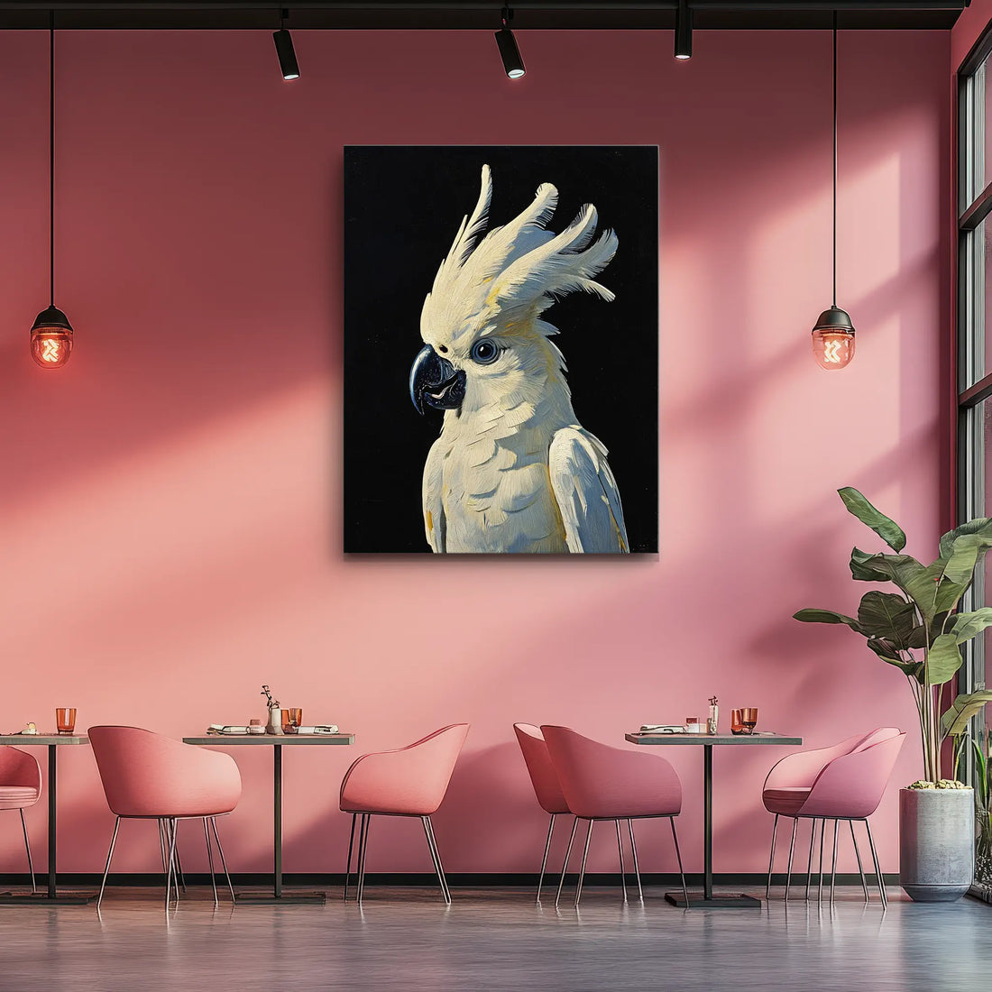 Ivory Echo Cockatoo Giclée Print 454623 Visual Wall Art AR3:4V-AR4:5V Giclée Print