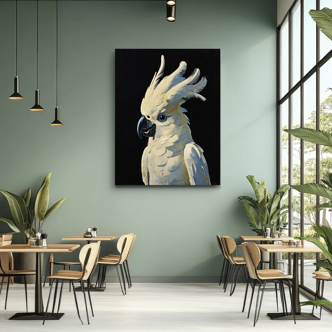 Ivory Echo Cockatoo Giclée Print 454623 Visual Wall Art AR3:4V-AR4:5V Giclée Print