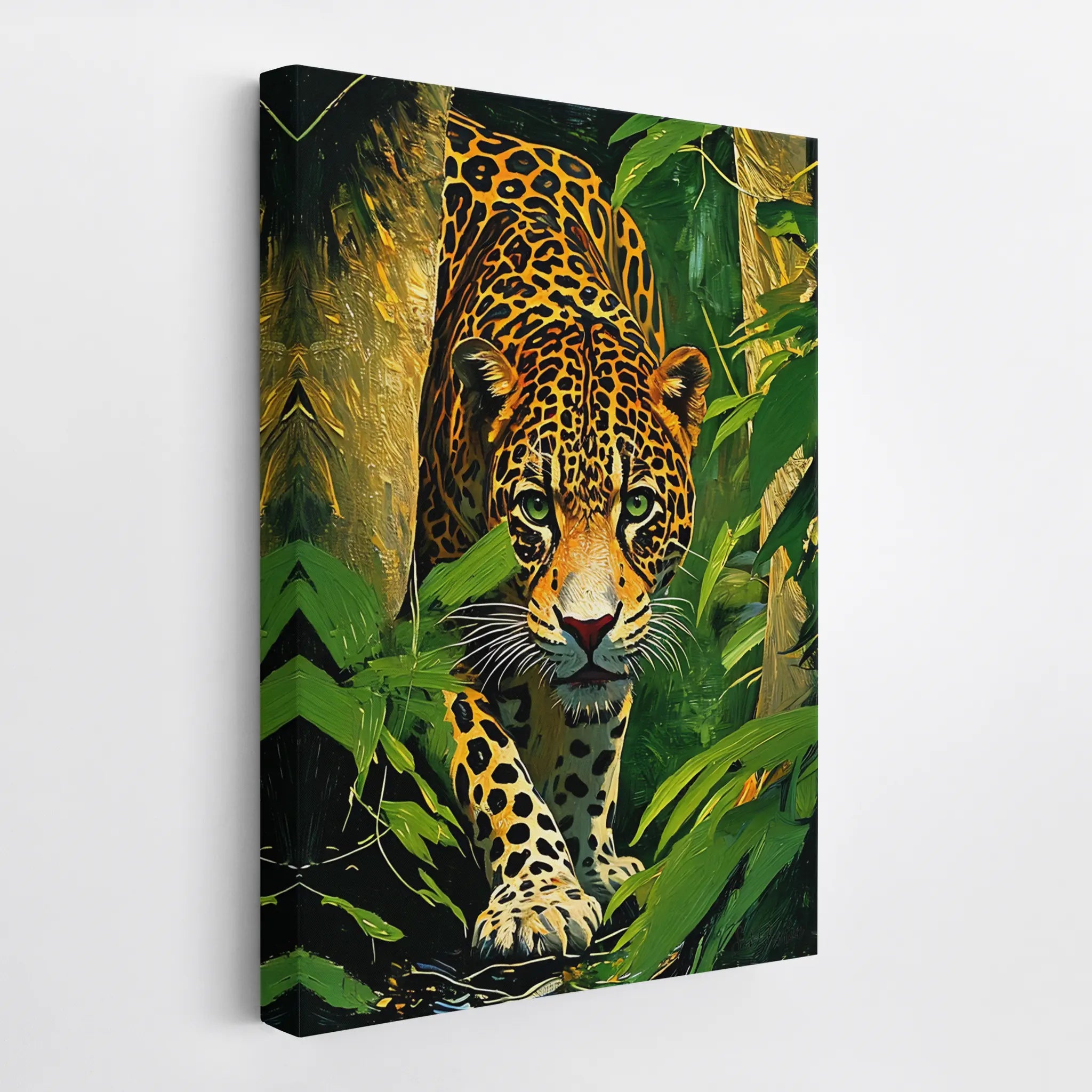 Jaguar Stepping Through Foliage Giclée Print 231023 Visual Wall Art AR2:3V Giclée Print
