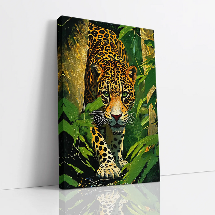 Jaguar Stepping Through Foliage Giclée Print 231023 Visual Wall Art AR2:3V Giclée Print