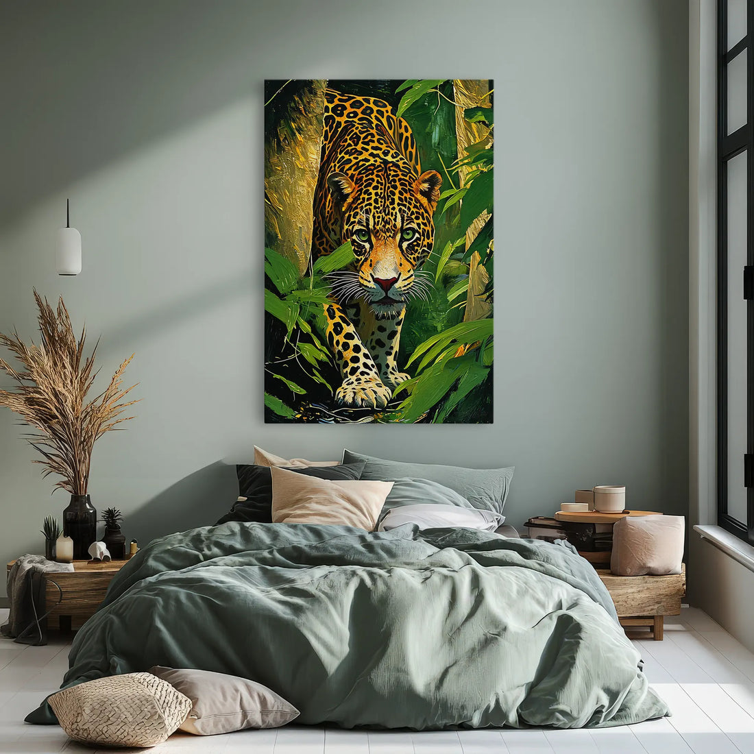 Jaguar Stepping Through Foliage Giclée Print 231023 Visual Wall Art AR2:3V Giclée Print