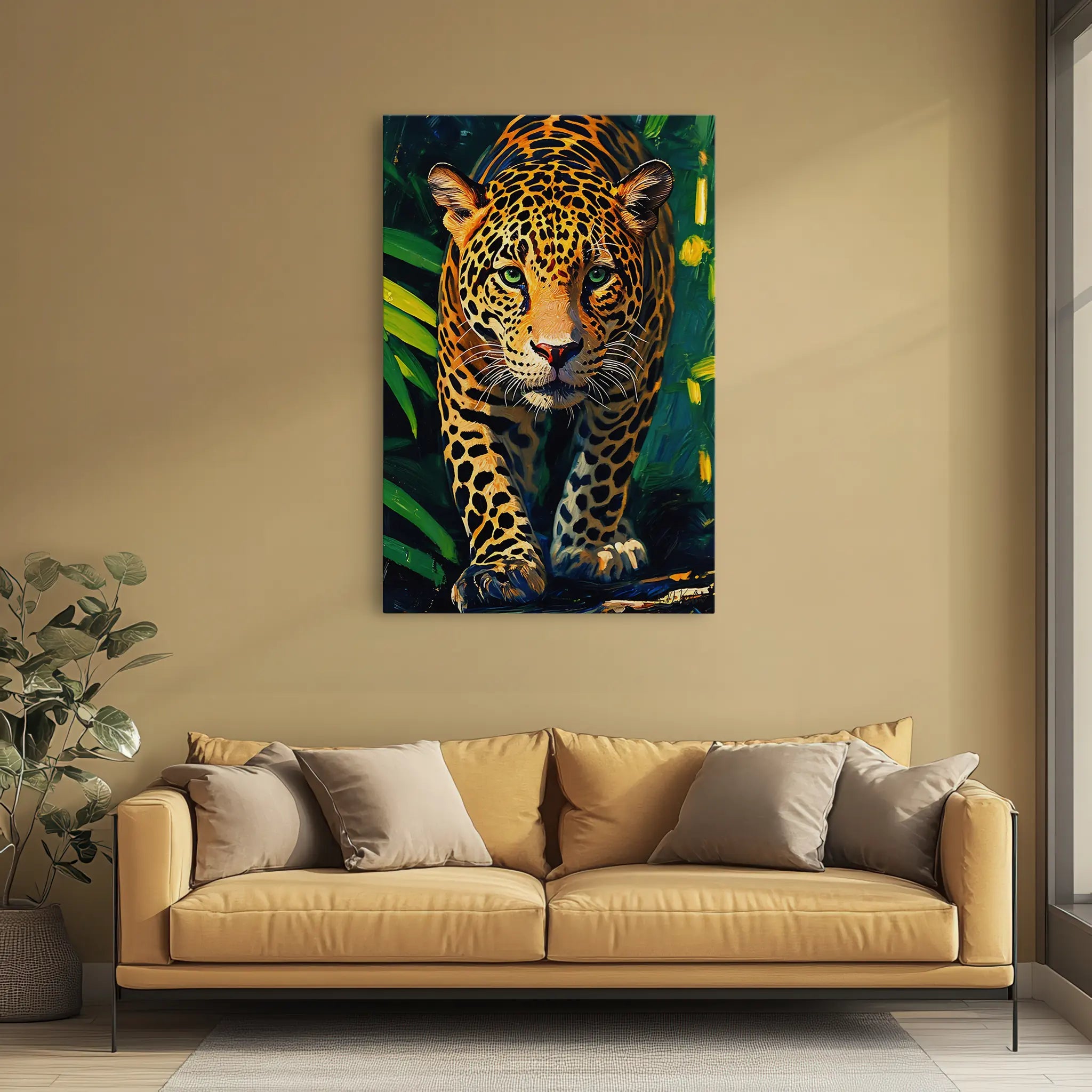 Jaguar on the Prowl Giclée Print 231022 Visual Wall Art AR2:3V Giclée Print