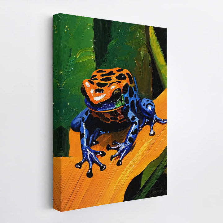 Jungle Jewel Poison Dart Frog on Gold Leaf Giclée Print 231083 Visual Wall Art AR2:3V Giclée Print