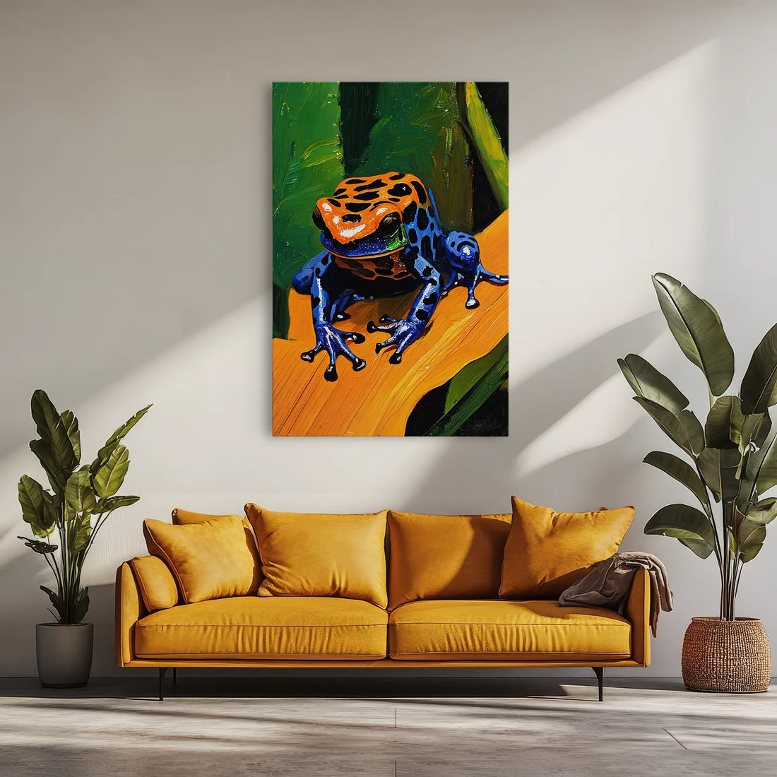 Jungle Jewel Poison Dart Frog on Gold Leaf Giclée Print 231083 Visual Wall Art AR2:3V Giclée Print