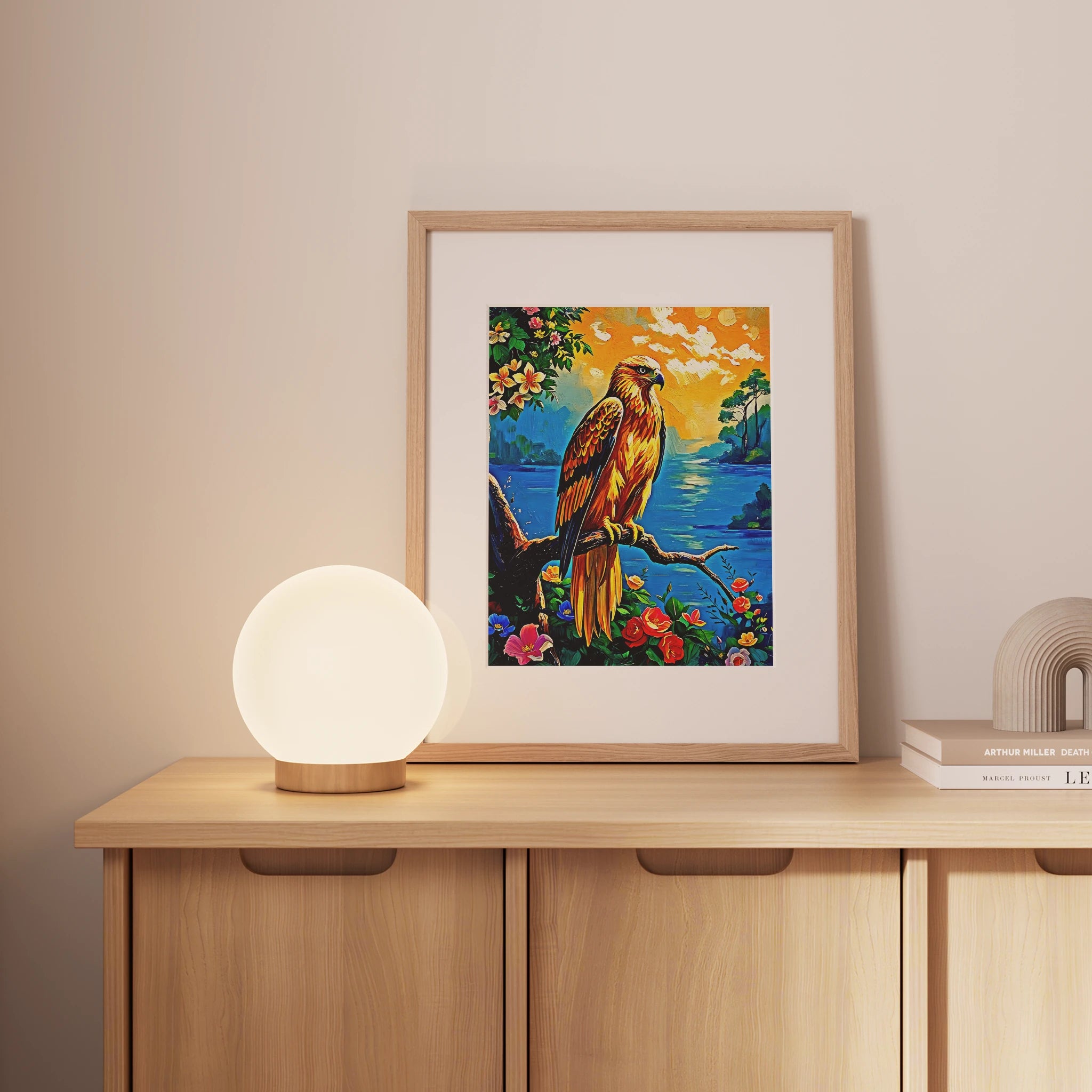 Kamchatkan-Golden Eagle-Framed Paper Print-452219 Visual Wall Art Framed Print