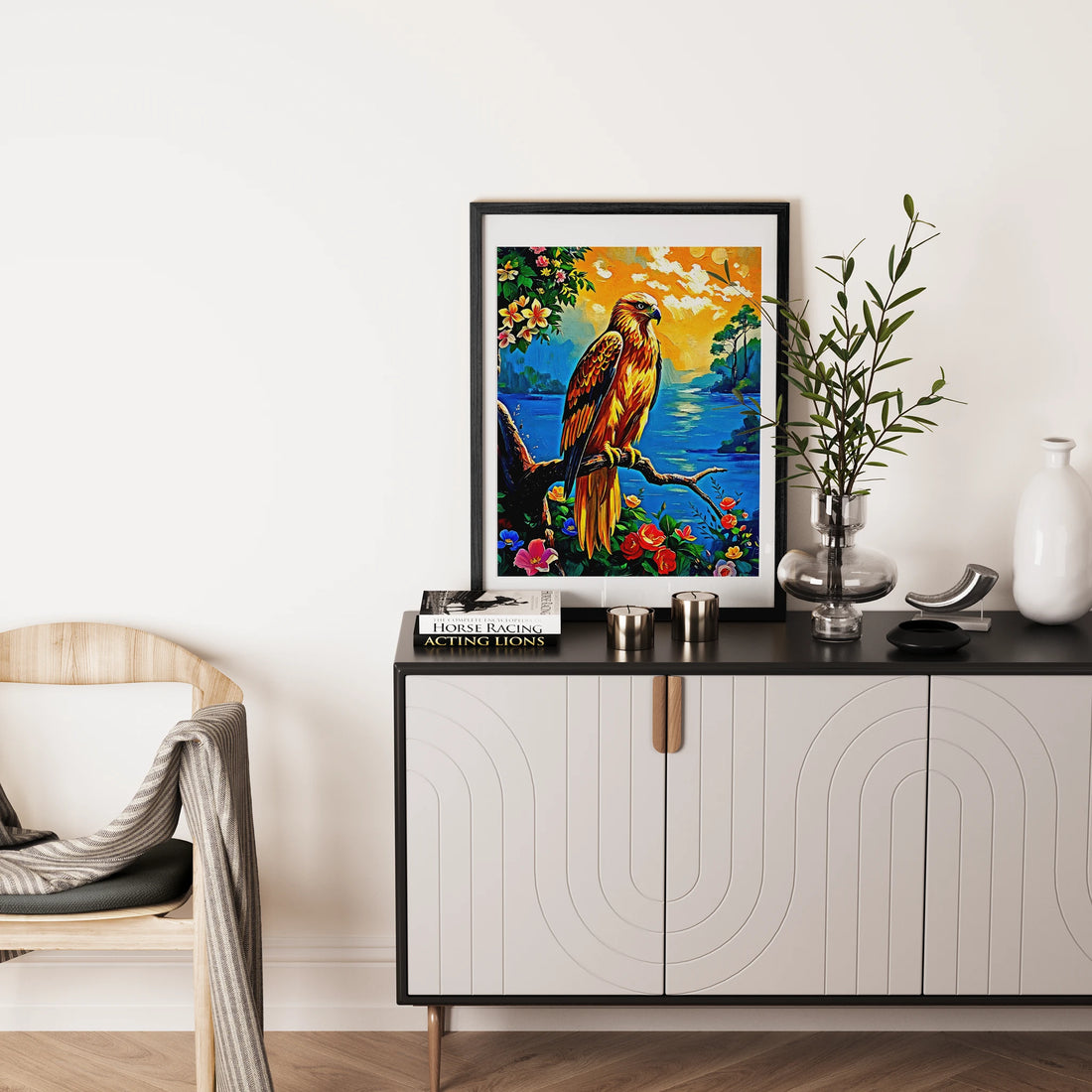 Kamchatkan-Golden Eagle-Framed Paper Print-452219 Visual Wall Art Framed Print