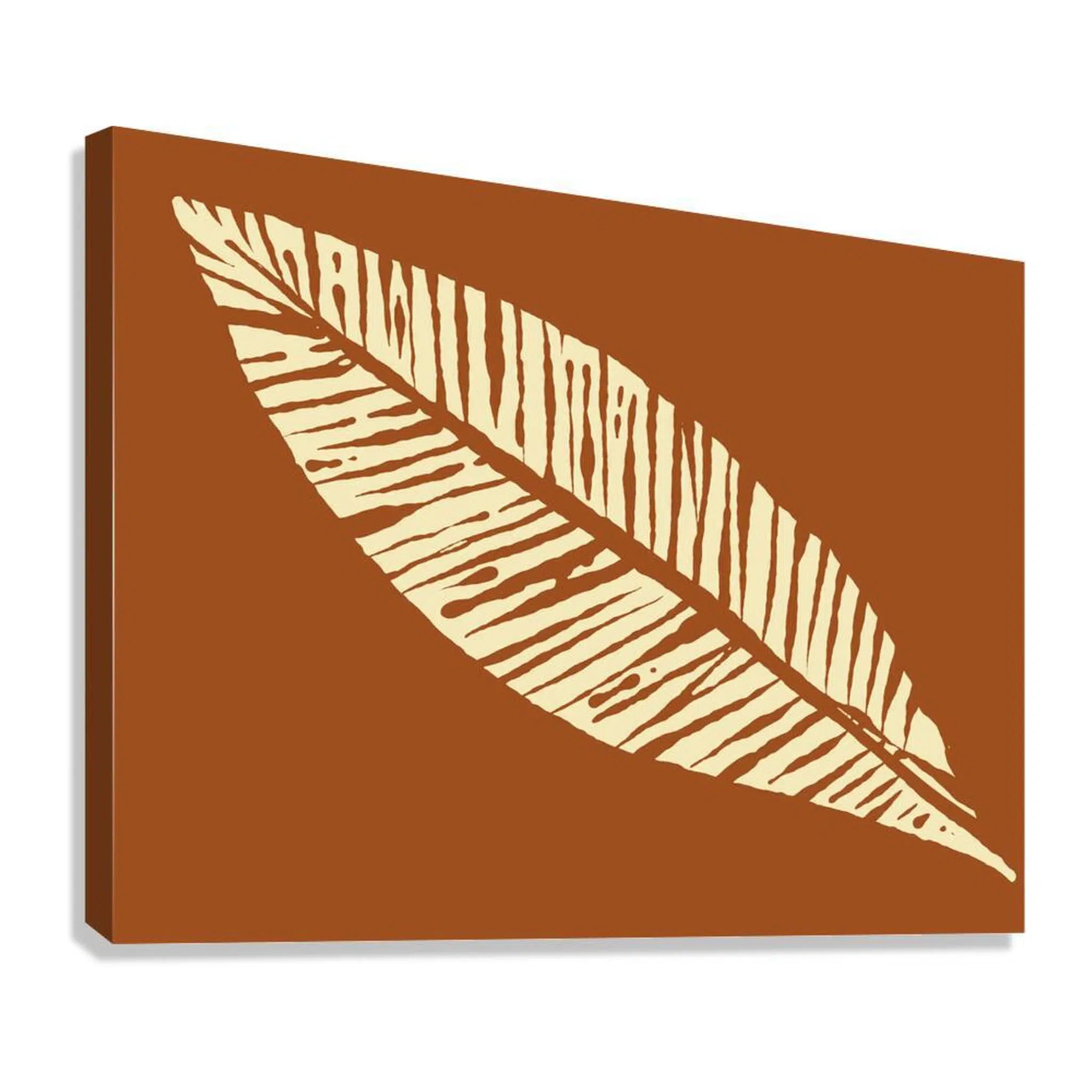 Leaf Bohemian Giclée Print 43235H Giclée Stretched Canvas Print Visual Wall Art