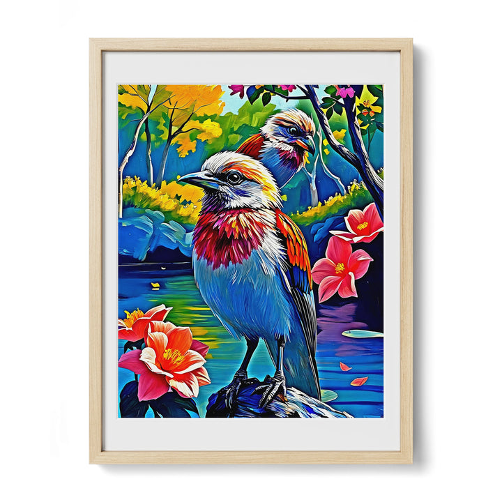 Lilac Breasted Roller Coracias Caudatus-Bird-452201 Visual Wall Art Framed Print