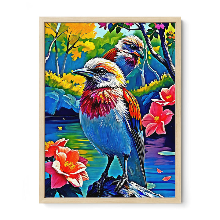 Lilac Breasted Roller Coracias Caudatus-Bird-452201 Visual Wall Art Framed Print