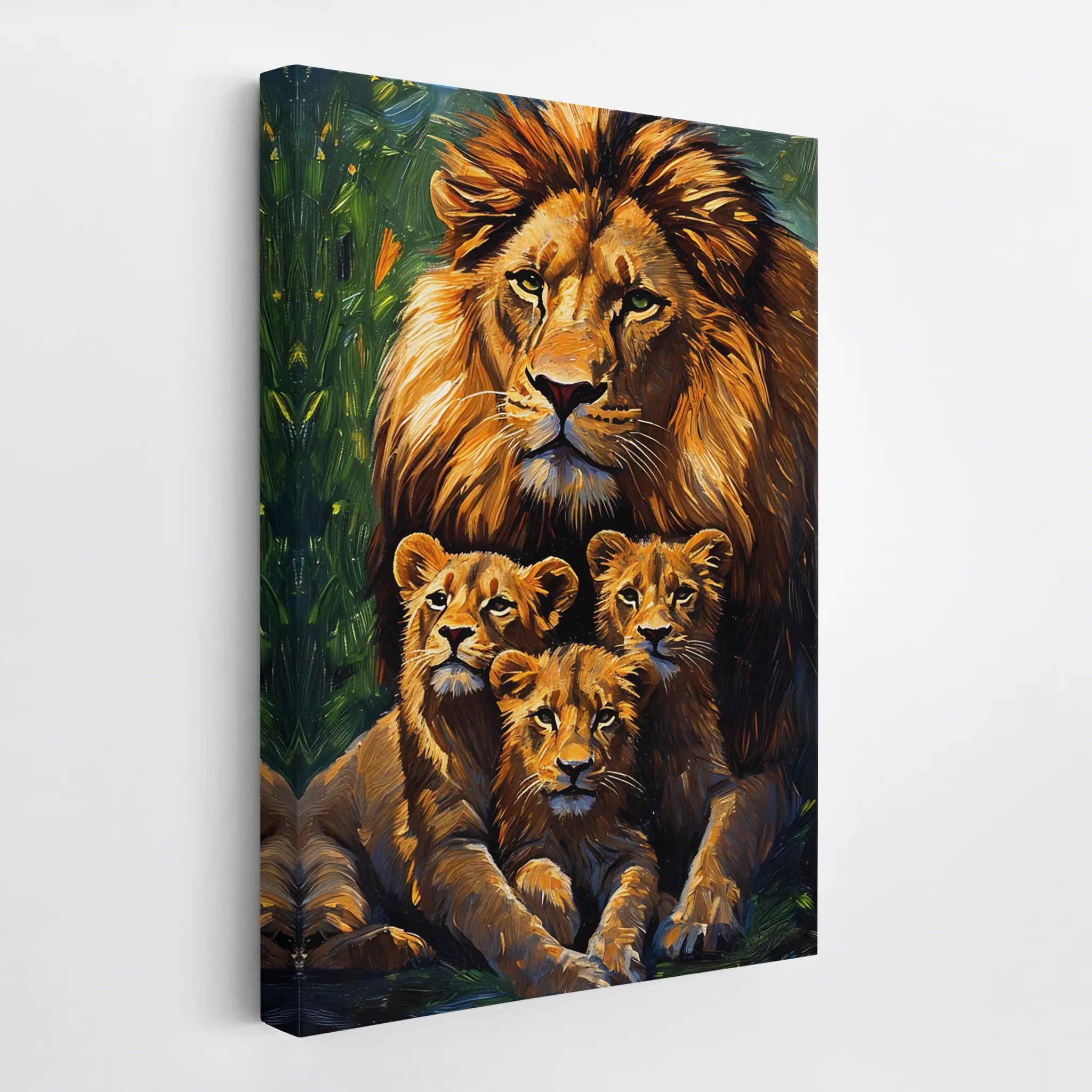 Lion King and Cubs at Rest Giclée Print 231085 Visual Wall Art AR2:3V Giclée Print