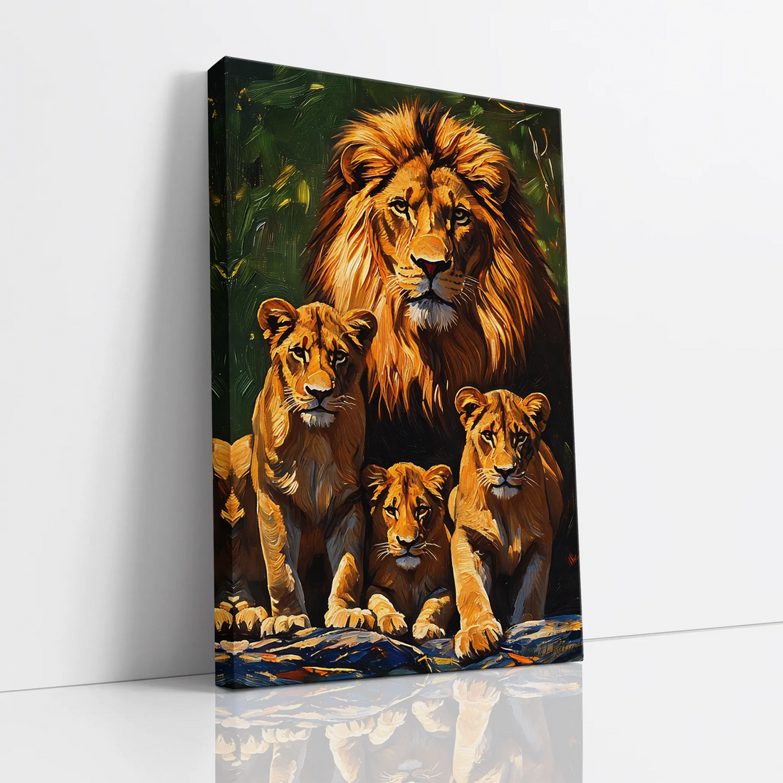 Lion Pride on the Rocks Giclée Print 231087 Visual Wall Art AR2:3V Giclée Print