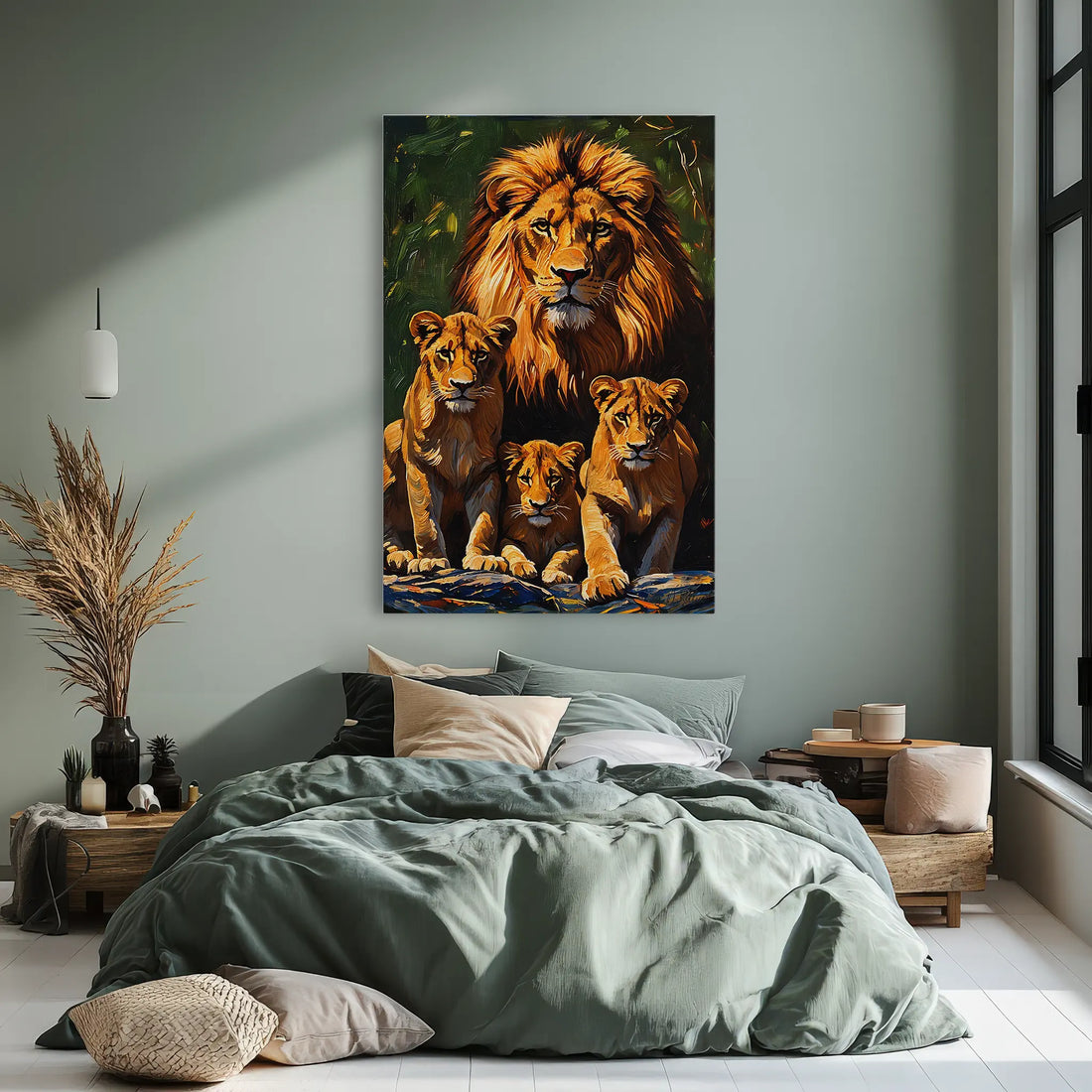Lion Pride on the Rocks Giclée Print 231087 Visual Wall Art AR2:3V Giclée Print