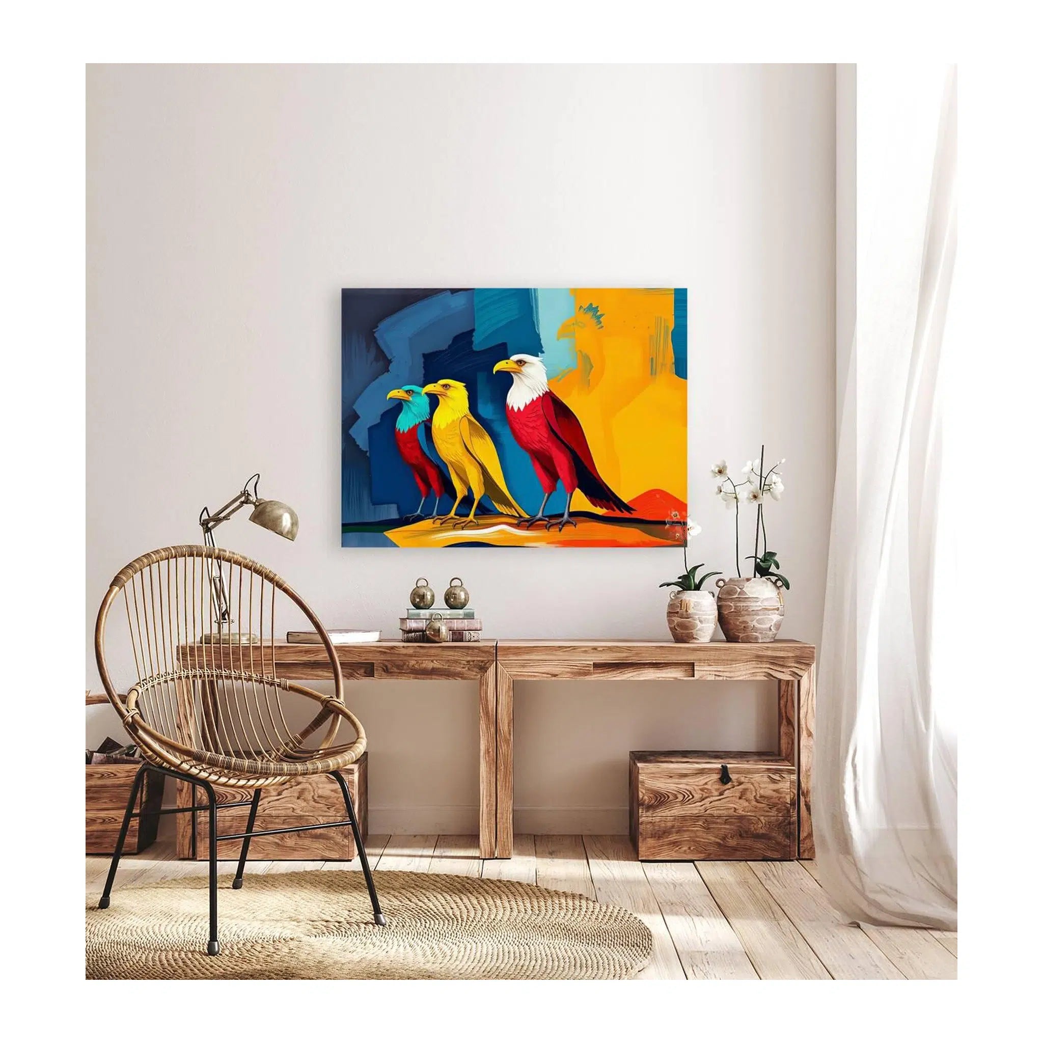 Looking Towards Birds Giclée Print 43600 Visual Wall Art