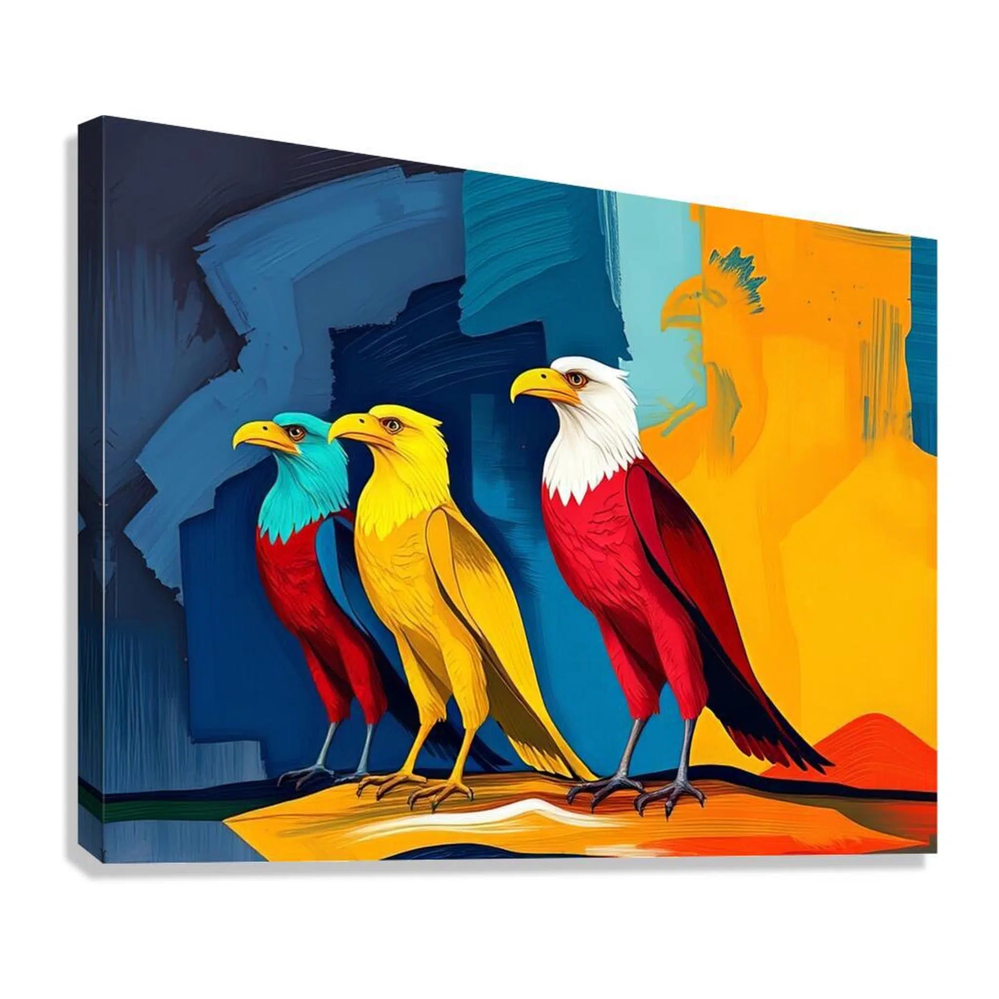 Looking Towards Birds Giclée Print 43600 Giclée Stretched Canvas Print Visual Wall Art