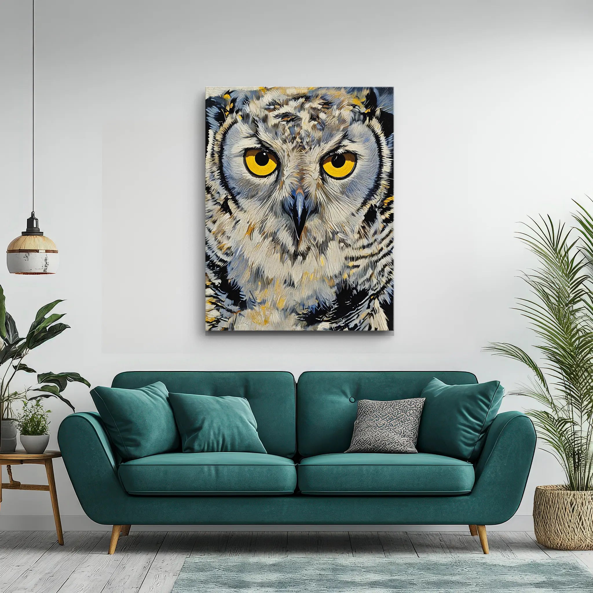 Luminous Owl Essence Giclée Print 454628 Visual Wall Art AR3:4V-AR4:5V Giclée Print