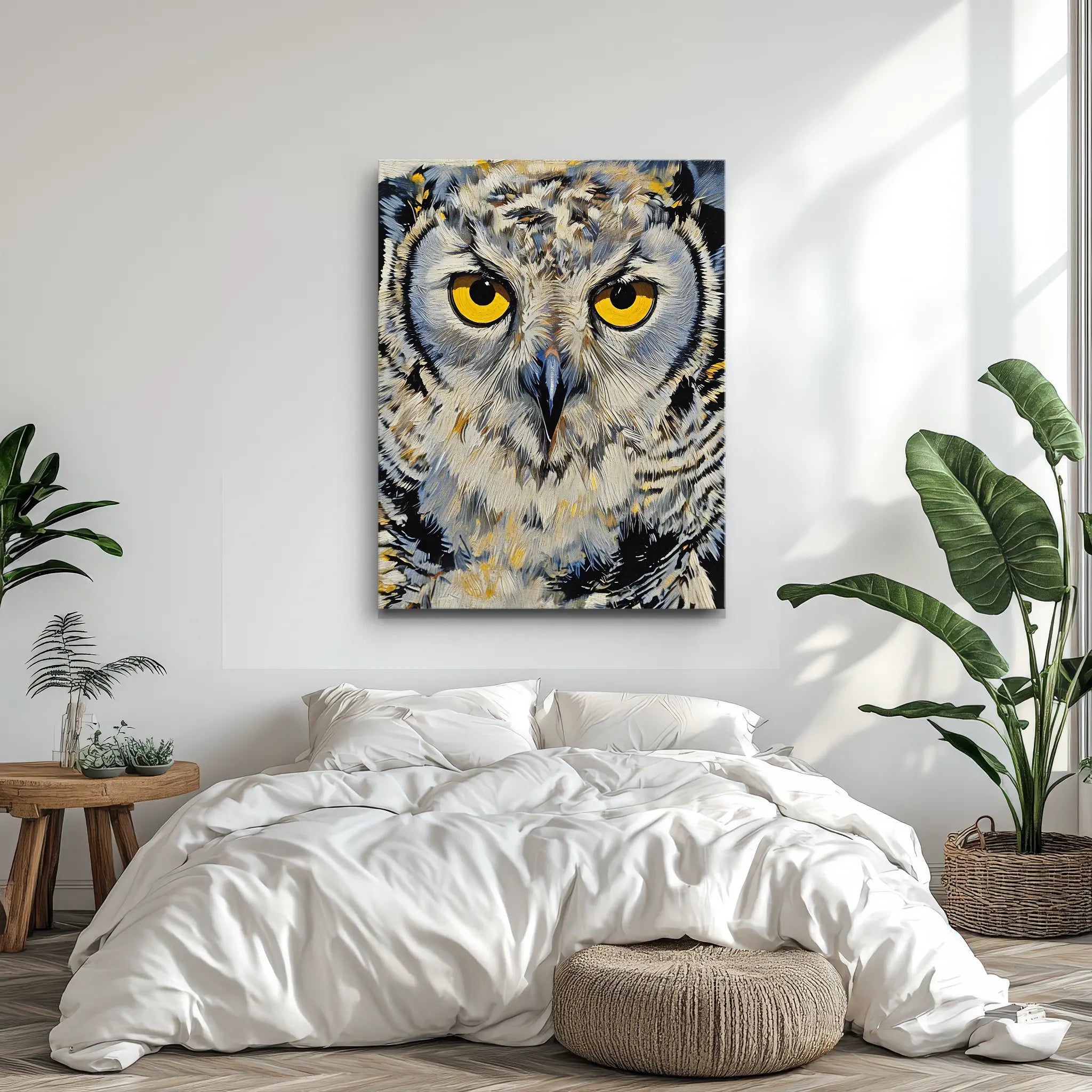 Luminous Owl Essence Giclée Print 454628 Visual Wall Art AR3:4V-AR4:5V Giclée Print