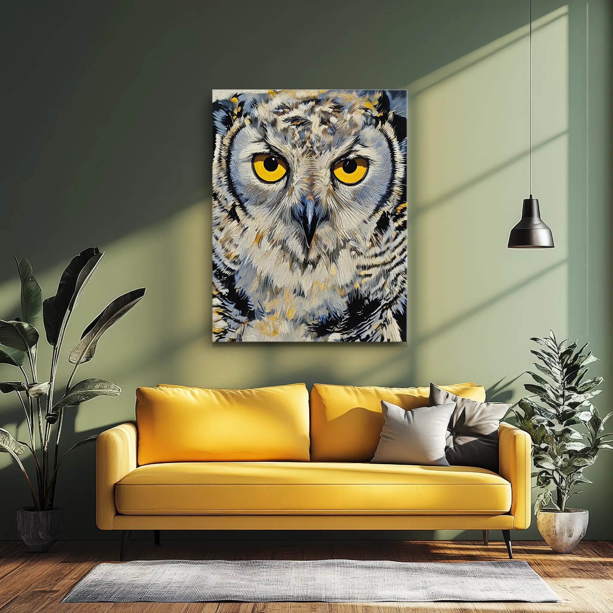 Luminous Owl Essence Giclée Print 454628 Visual Wall Art AR3:4V-AR4:5V Giclée Print