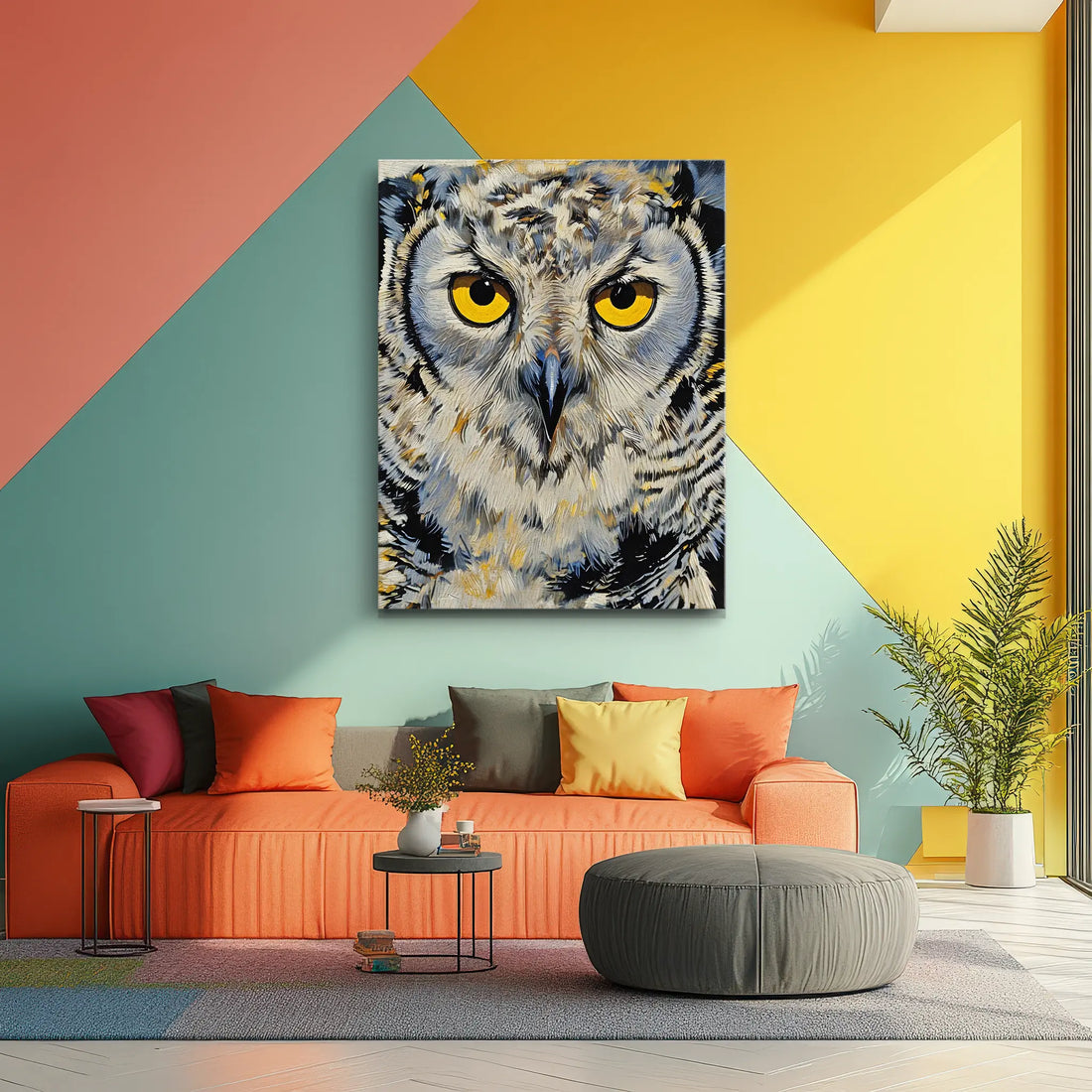 Luminous Owl Essence Giclée Print 454628 Visual Wall Art AR3:4V-AR4:5V Giclée Print