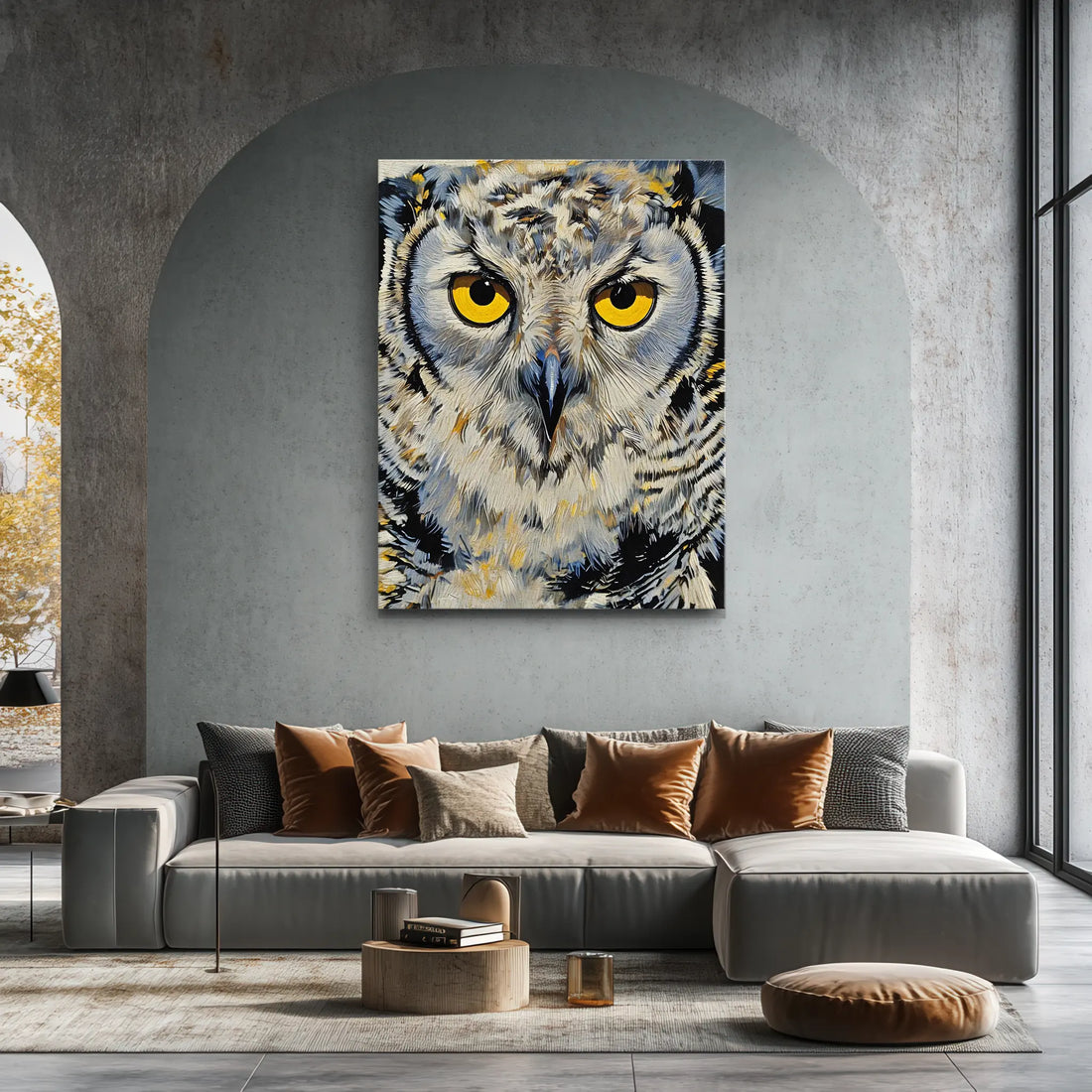 Luminous Owl Essence Giclée Print 454628 Visual Wall Art AR3:4V-AR4:5V Giclée Print
