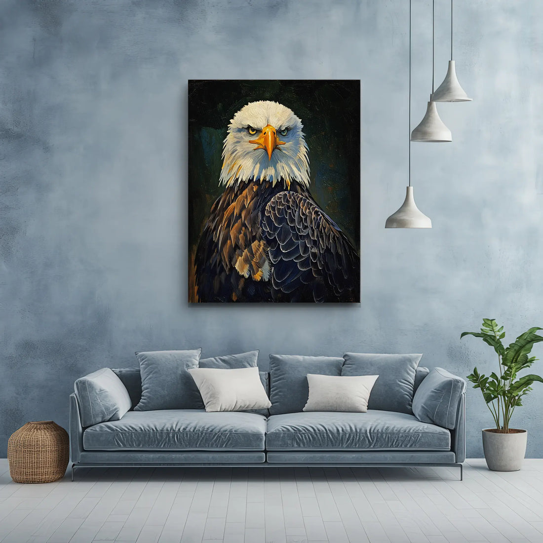 Majesctic Bald Eagle Giclée Print 454629 Visual Wall Art AR3:4V-AR4:5V Giclée Print