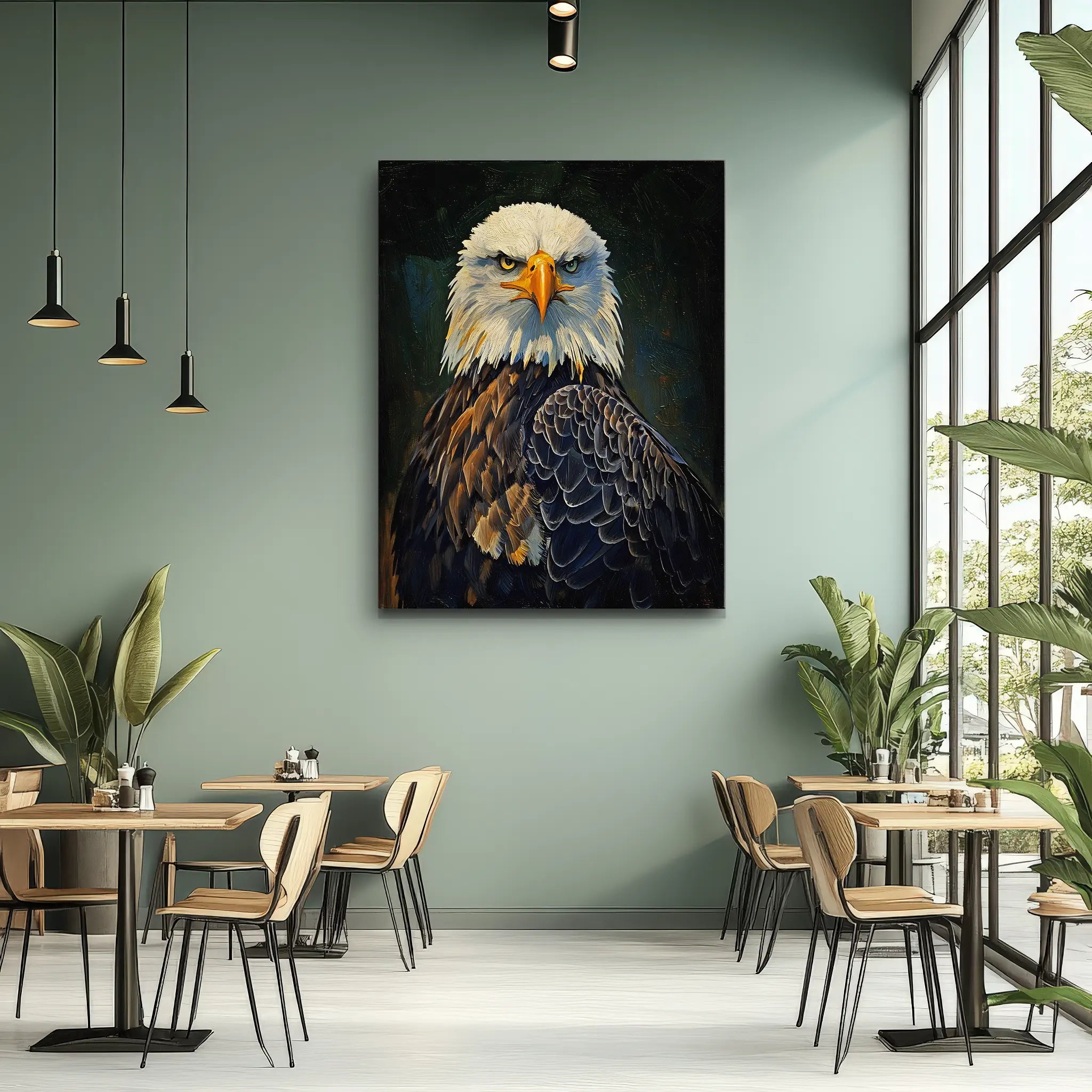 Majesctic Bald Eagle Giclée Print 454629 Visual Wall Art AR3:4V-AR4:5V Giclée Print