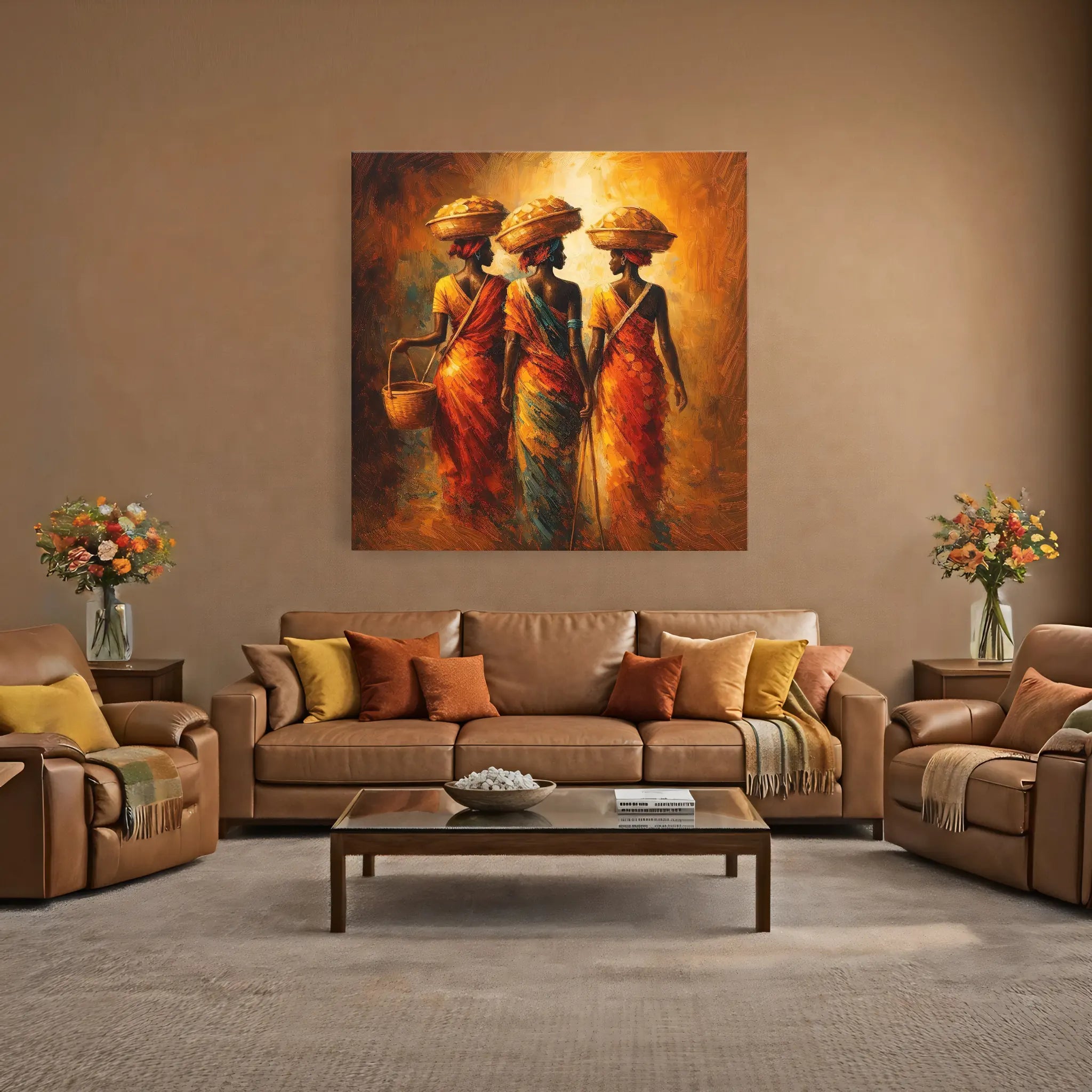 Market Walk at Sundown Giclée Print 119011 Visual Wall Art AR1:1S Giclée Print