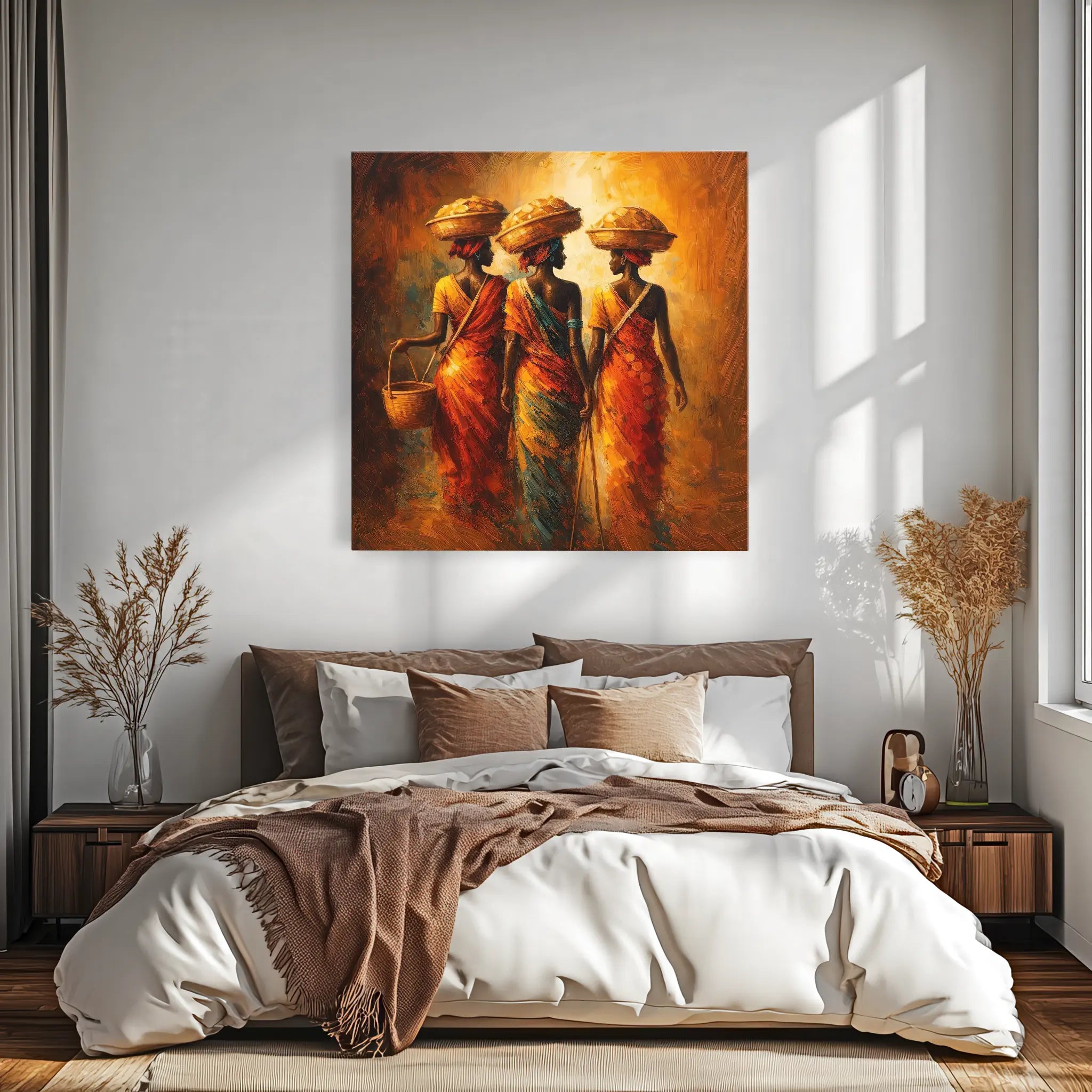 Market Walk at Sundown Giclée Print 119011 Visual Wall Art AR1:1S Giclée Print