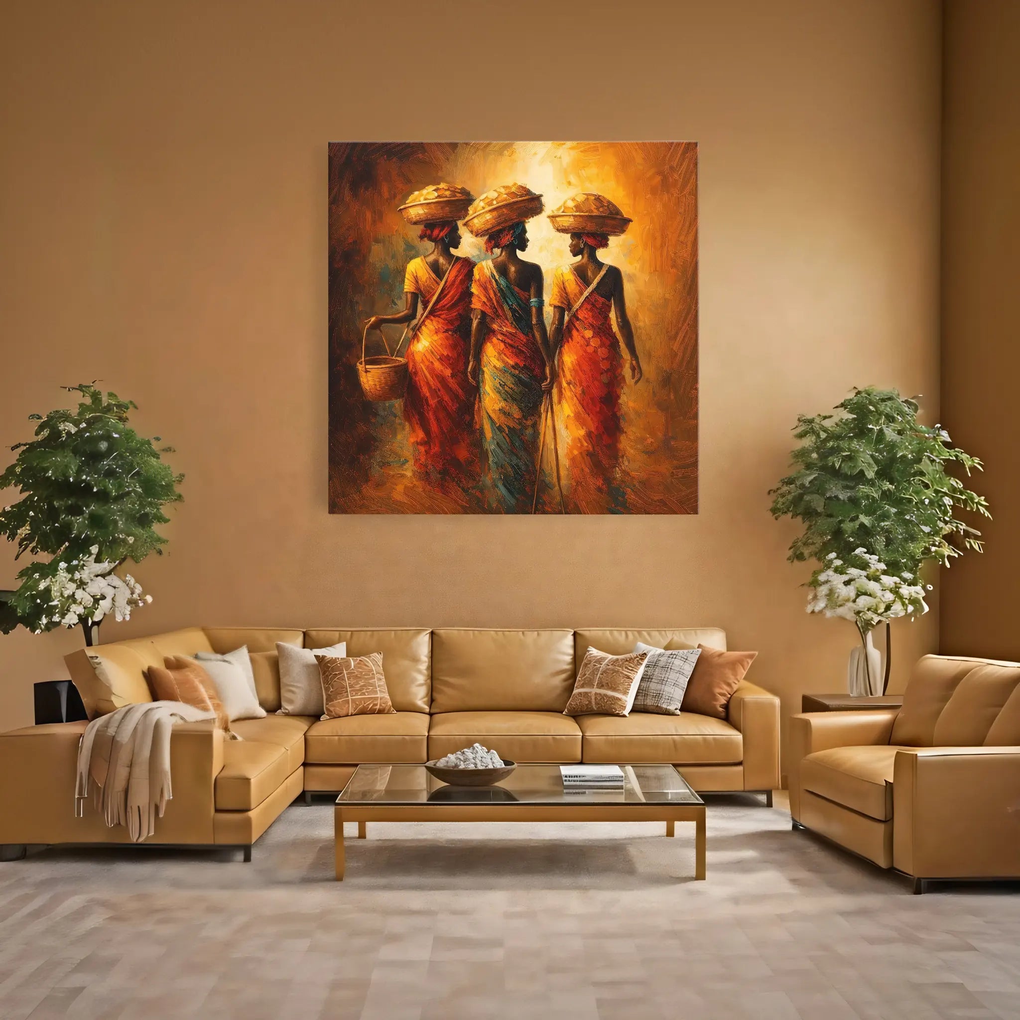 Market Walk at Sundown Giclée Print 119011 Visual Wall Art AR1:1S Giclée Print