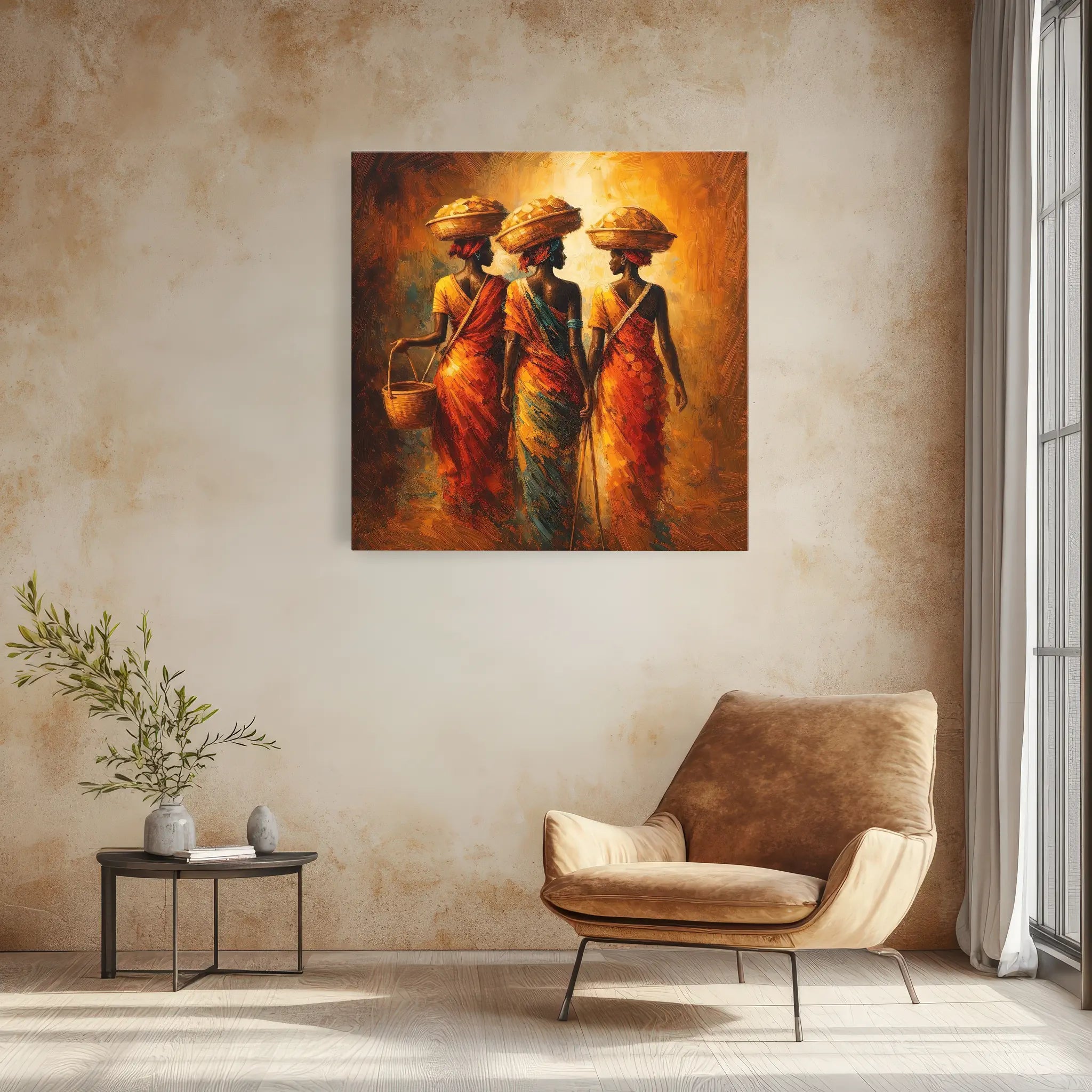 Market Walk at Sundown Giclée Print 119011 Visual Wall Art AR1:1S Giclée Print