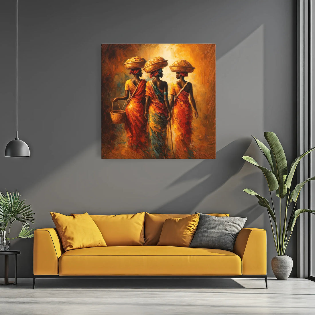 Market Walk at Sundown Giclée Print 119011 Visual Wall Art AR1:1S Giclée Print